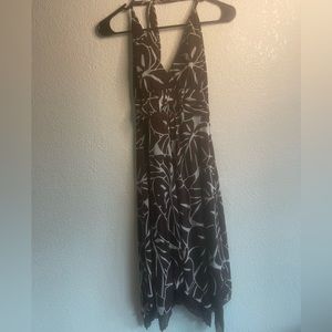 Brown flower dress
